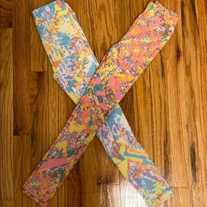 These are some leggings. They are both a cute pair